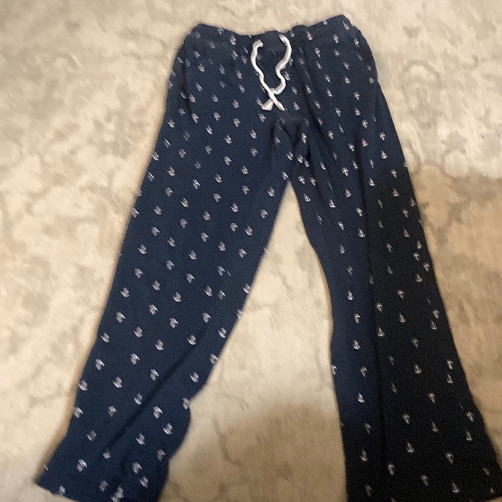 Joe fresh navy with ship anchors on it pj bottoms